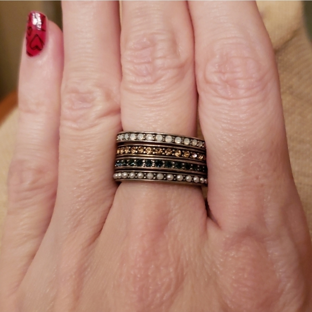 Chloe + Isabel Stacking Ring in Yellow Topaz - Picture 3 of 5
